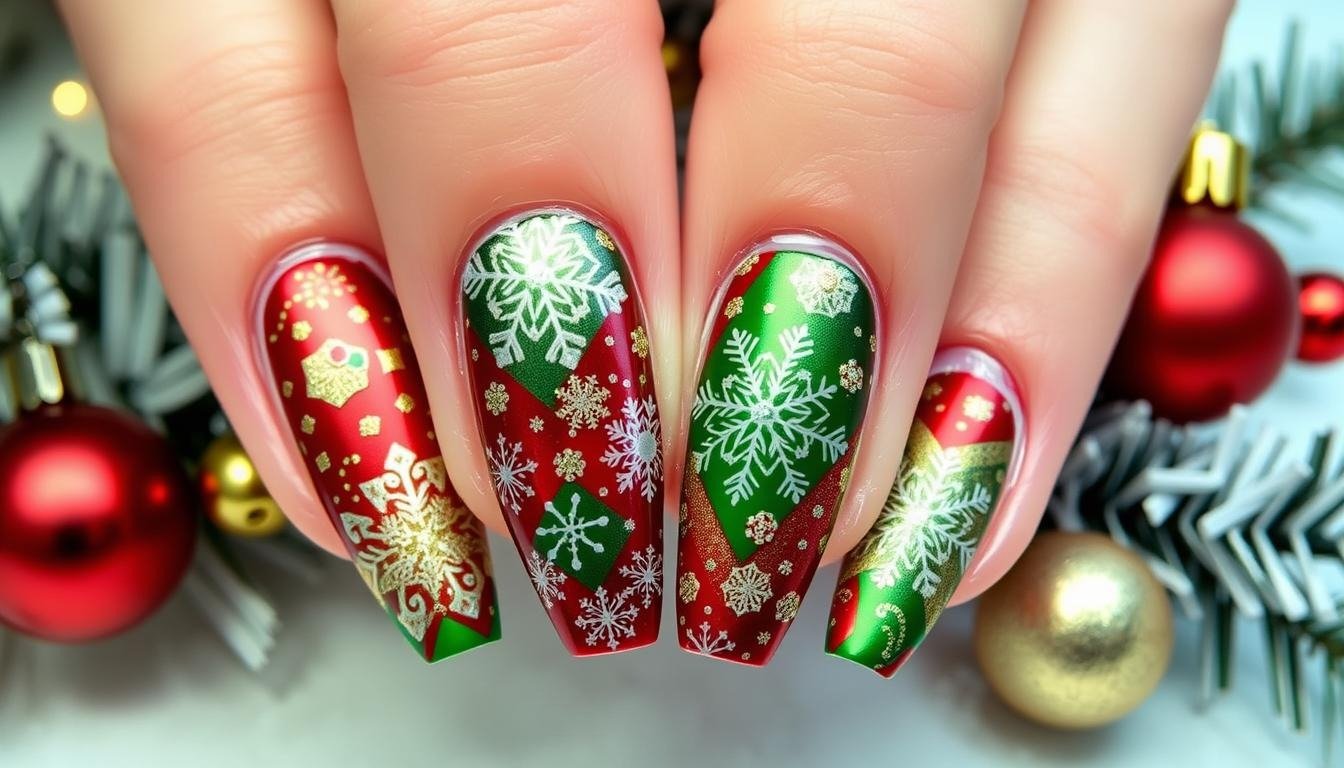 christmas nails